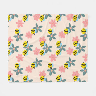 Busy Bees Fleece Blanket