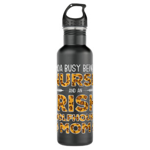Busy Being Nurse Dog Mother - Irish Wolfhound Mom 710 Ml Water Bottle