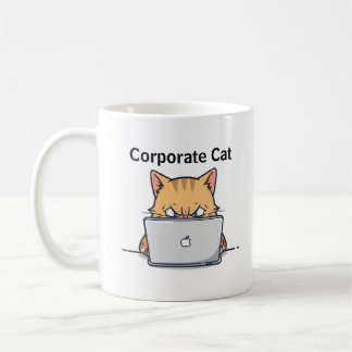 Busy Corporate Cat Mug - For your daily sips