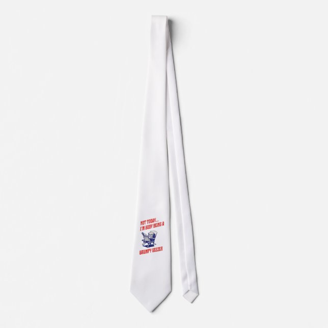 Busy Grumpy Geezer Tie (Front)