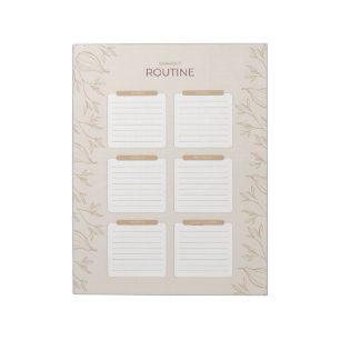 Busy Jewish Mom's Weekly Workout Routine Planner 2 Notepad