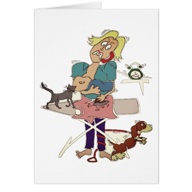 Busy Mom Can Do Everything, ZSSG Mother's Day Card (Front)