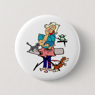 Busy Mum 6 Cm Round Badge
