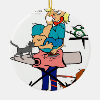 Busy Mum Ceramic Tree Decoration