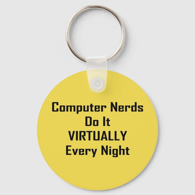 Busy Nerds Key Ring (Front)
