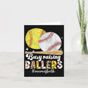 Busy Raising Llers Softll And Sell Print Mum Woman Card