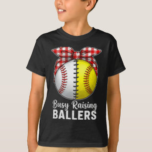 Busy Raising Llers Softll Sell Grandma Mothers Day T-Shirt