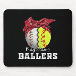 Busy Raising Llers Softll Sell Tee Sell Mom Gift Mouse Pad