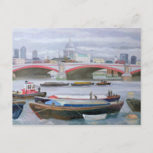 Busy Scene at Blackfriars 2005 Postcard