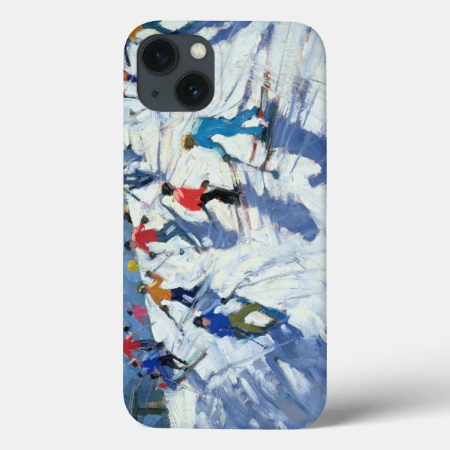 Busy Ski Slope Lofer 2004 Case-Mate iPhone Case (Back)