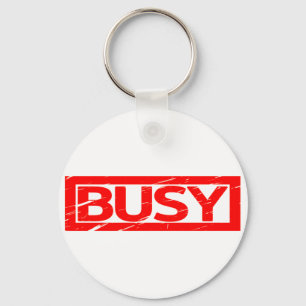 Busy Stamp Key Ring
