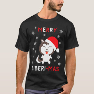 But Christmas Siberian Husky Xmas Dog T-Shirt
