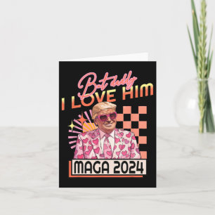 But Daddy I Love Him Mega 2024 Donald Trump Back 4 Card
