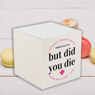 But Did You Die Hangover Personalised Bachelorette Favour Box
