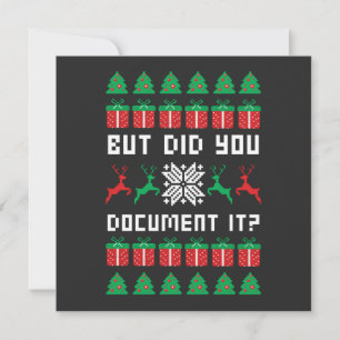 But Did You Document it Card