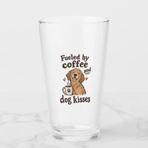 But First, Coffee And Dog Kisses Glass
