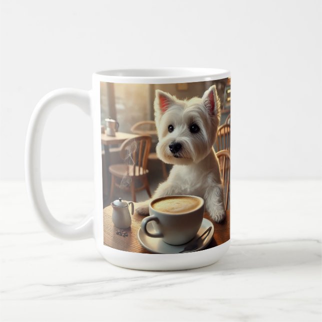 But First... Coffee and Westies Coffee Mug (Left)