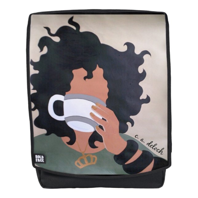 "But First, Coffee" Backpack (Front)