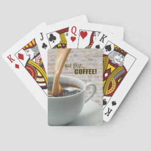 but first, COFFEE Bicycle Playing Cards