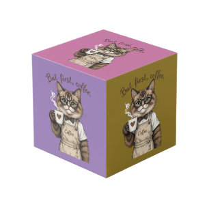 But First, Coffee Cat Cube
