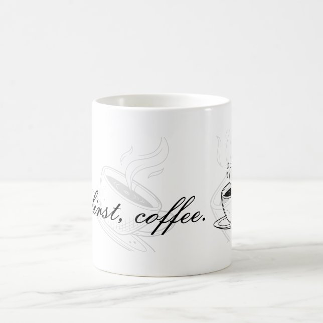 But First Coffee Ceramic Mug (Center)