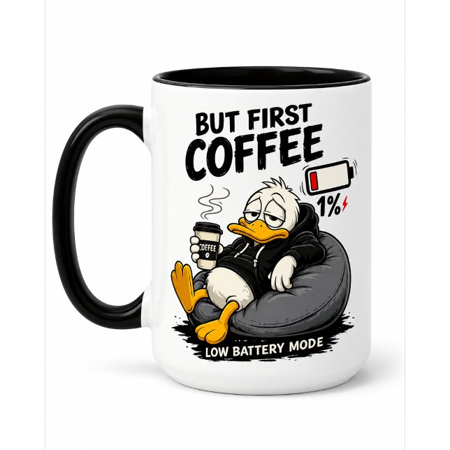 BUT FIRST COFFEE Coffee Funny Saying Mug (Creator Uploaded)