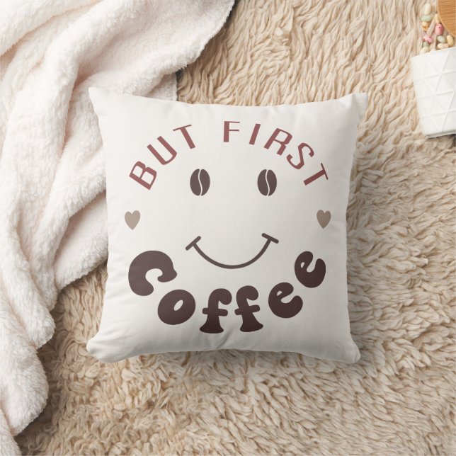 But First, Coffee Cushion (Blanket)