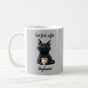 But first, Coffee Funny Black Cat Mug Gift