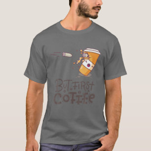 But First Coffee Kawaii Espresso Cosy Mystery T-Shirt