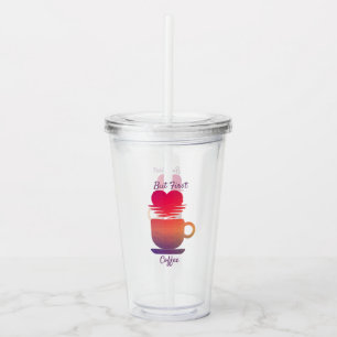 But First Coffee   Morning Sunrise Coffee Lovers Acrylic Tumbler