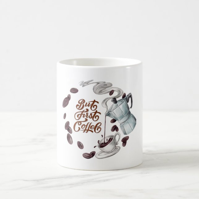 But First Coffee Mug (Center)
