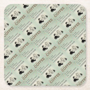 BUT FIRST COFFEE SQUARE PAPER COASTER