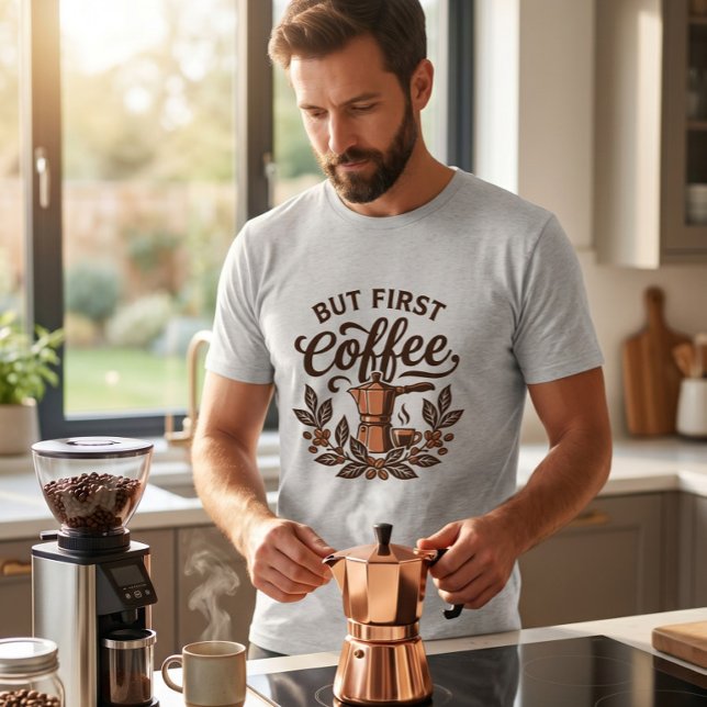 But First Coffee Tri-Blend Shirt (Creator Uploaded)