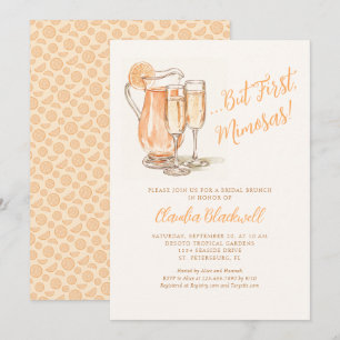 But First Mimosas Brunch Bridal Shower Invitation