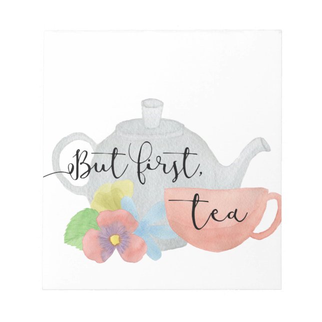 But first, Tea Notepad (Front)