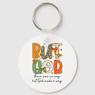 But God Christian Autumn Thankful Coquette Bow Tha Key Ring