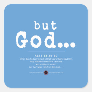 But God Square Sticker