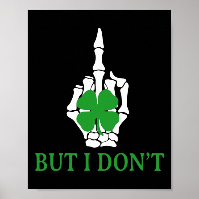 But I Don't Do Matching St Patricks Day Couples Ma Poster (Front)