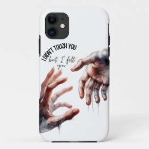 “But I Felt You” with Watercolor Hand Art – Spirit Case-Mate iPhone Case