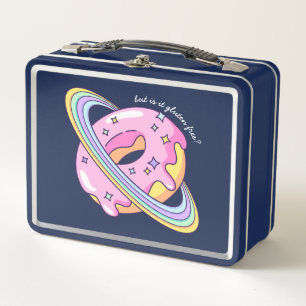 But Is It Gluten Free? Doughnut Metal Lunch Box