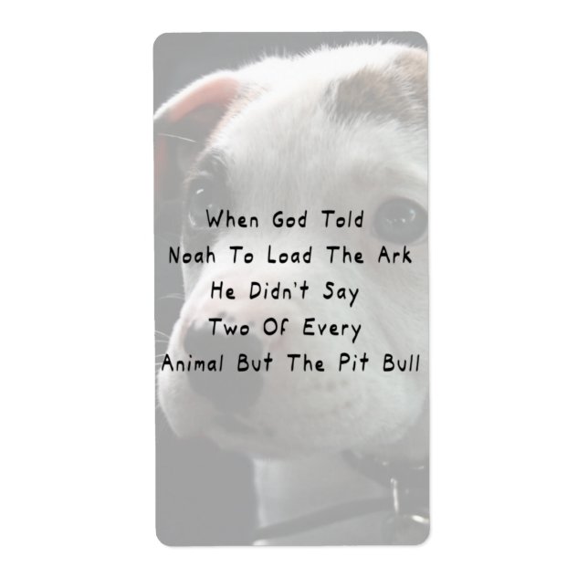 But The Pit Bull (Front)