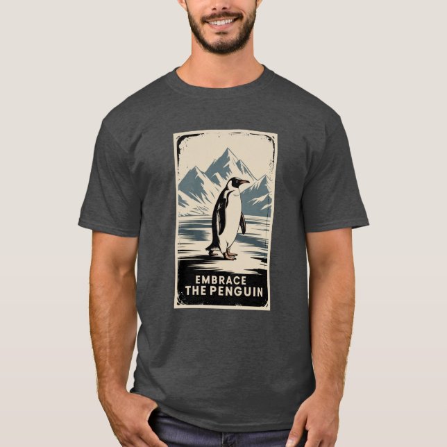 But Why Embrace Penguin Meme Shirt Funny Internet (Front)