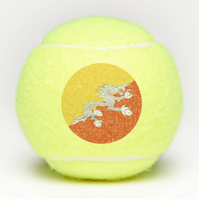 Butane flag tennis balls (Front)