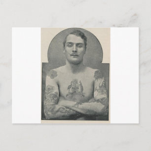 Butch Bruce, the tattooed Australian sailor Postcard