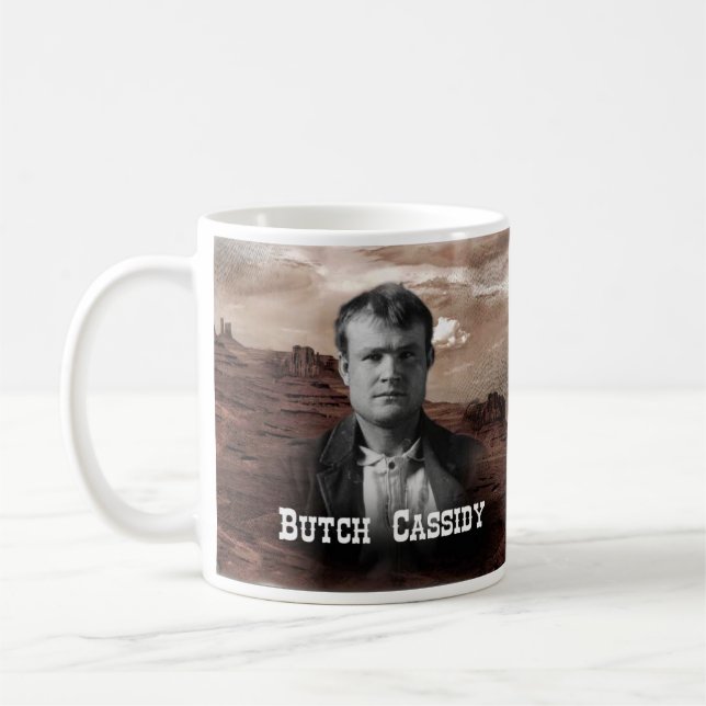 Butch Cassidy Historical Mug (Left)