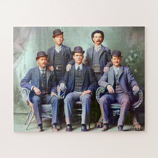 Butch Cassidy & The Sundance Kid Gang Colour Redux Jigsaw Puzzle (Horizontal)
