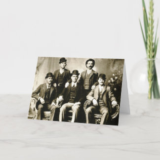 Butch Cassidy's Hole in the wall gang Card
