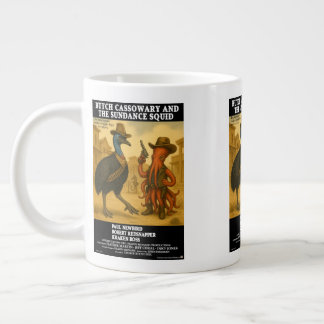 Butch Cassowary & the Sundance Squid Large Coffee Mug