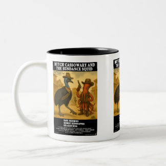 Butch Cassowary & the Sundance Squid Two-Tone Coffee Mug