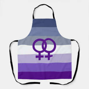 Butch Lesbian Love WLW Pride Apron